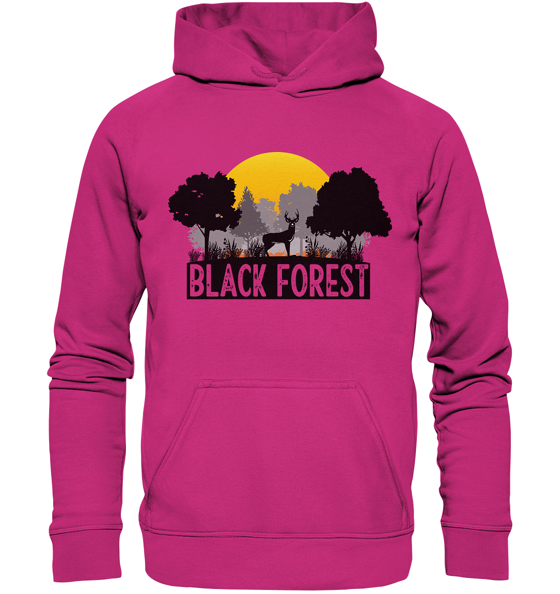 Black Forest Sonnenuntergang | Organic Hoodie