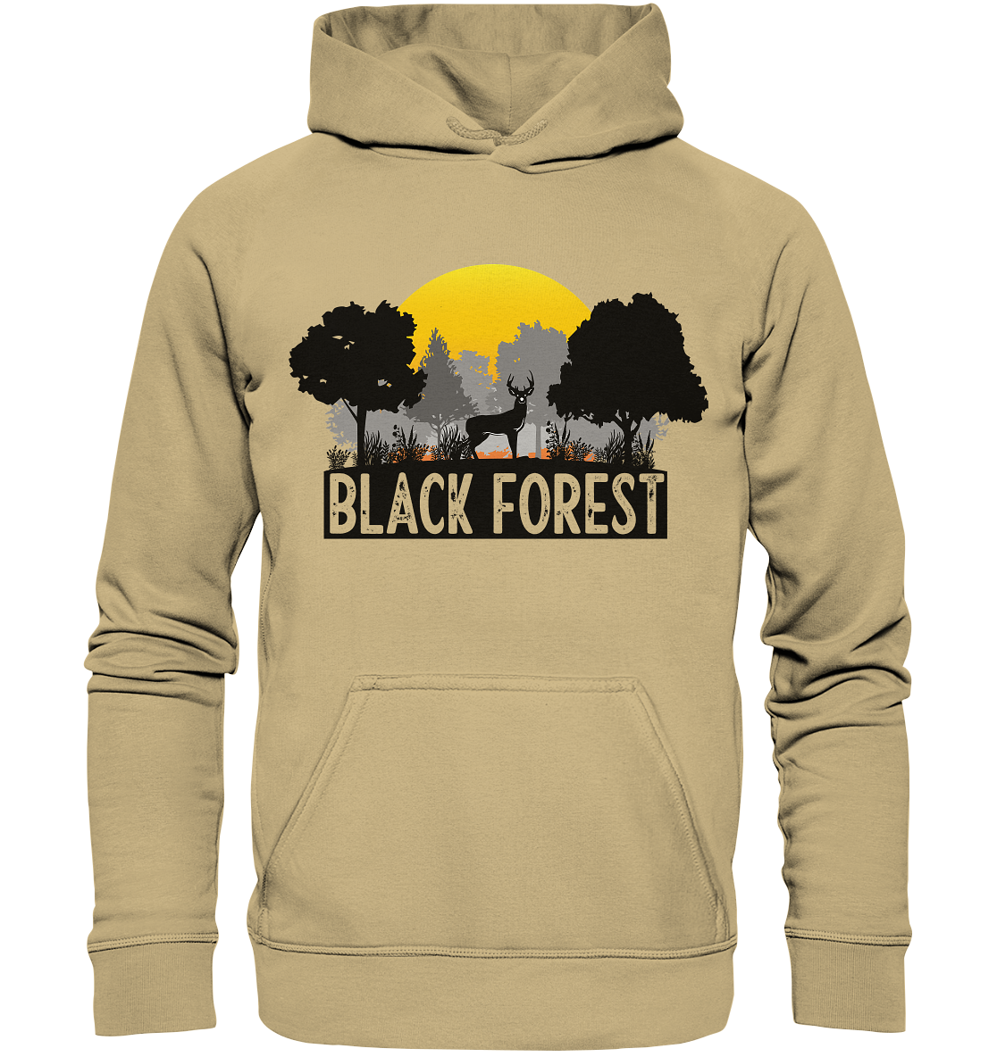 Black Forest Sunset | Unisex Hoodie - Basic Unisex Hoodie
