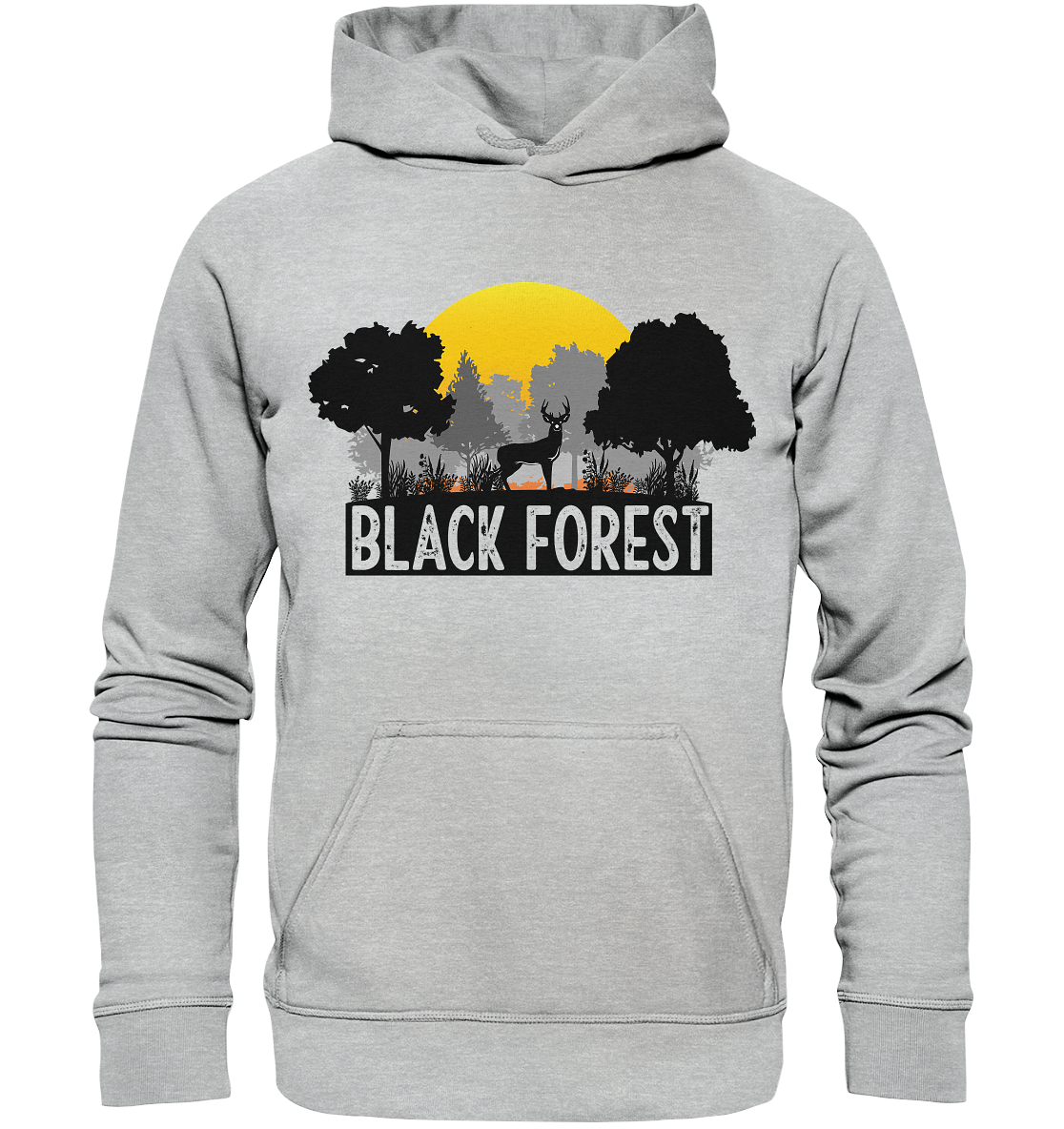 Black Forest Sunset | Unisex Hoodie - Basic Unisex Hoodie