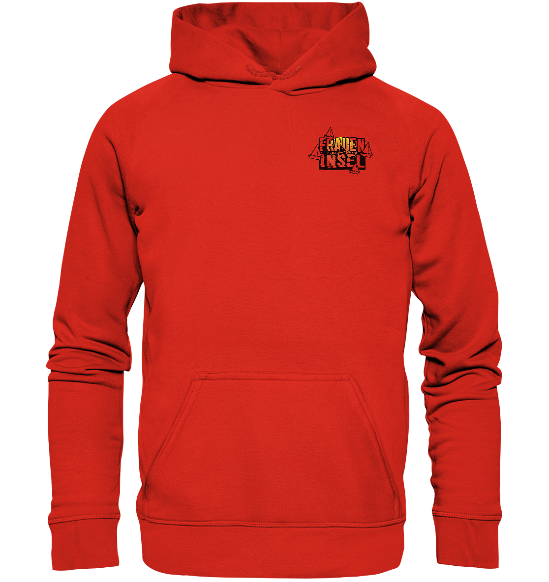 Fraueninsel Chiemsee | Organic Hoodie Front- & Rückendruck