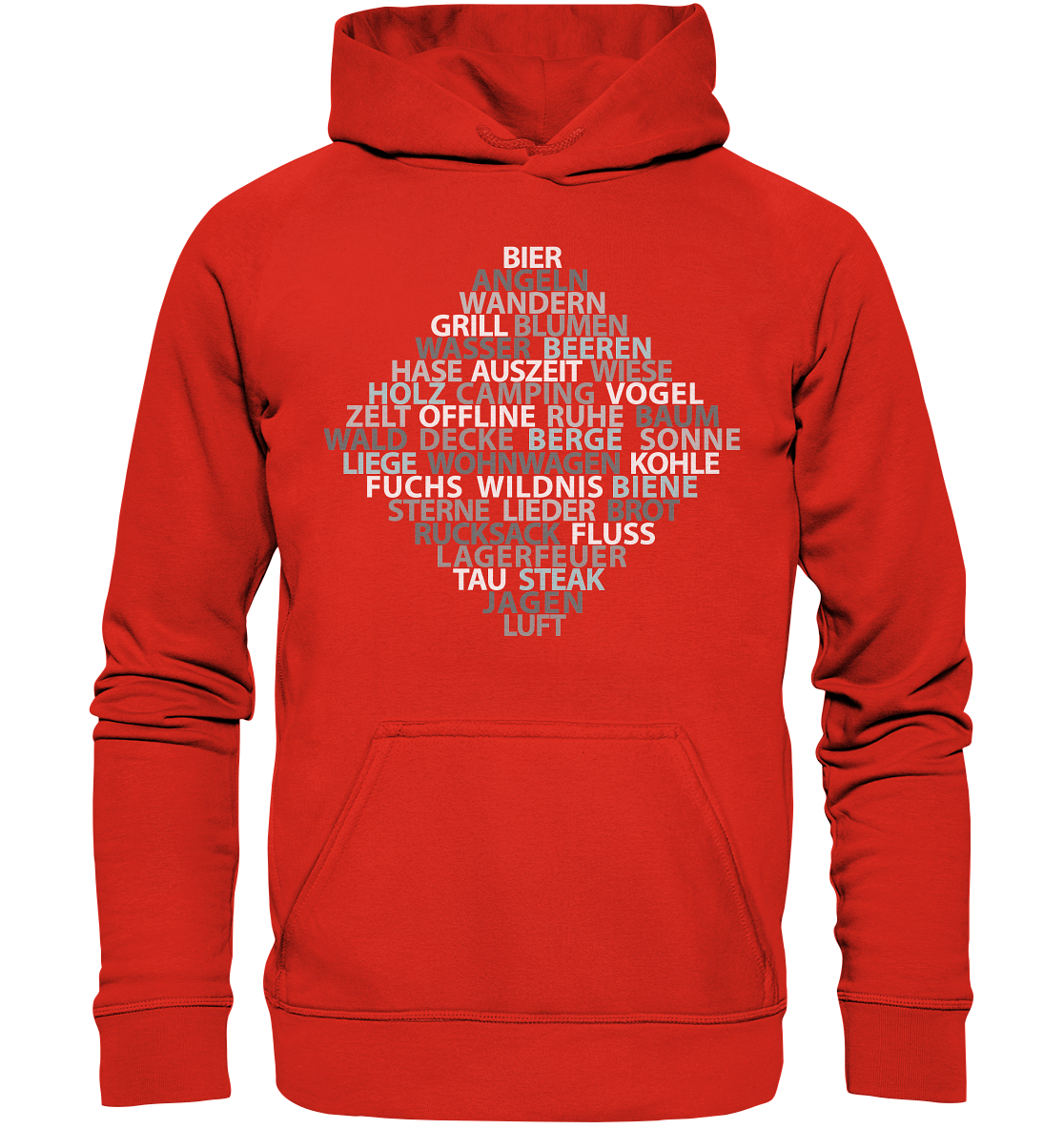 Wortsalat der Natur | Organic Hoodie