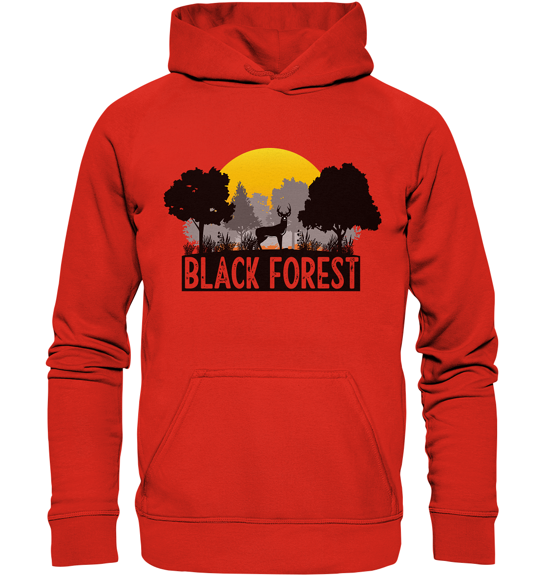 Black Forest Sonnenuntergang | Organic Hoodie