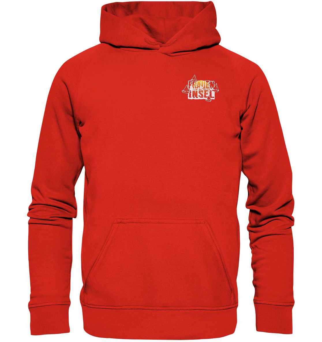 Fraueninsel Chiemsee | Organic Hoodie Front- & Rückendruck