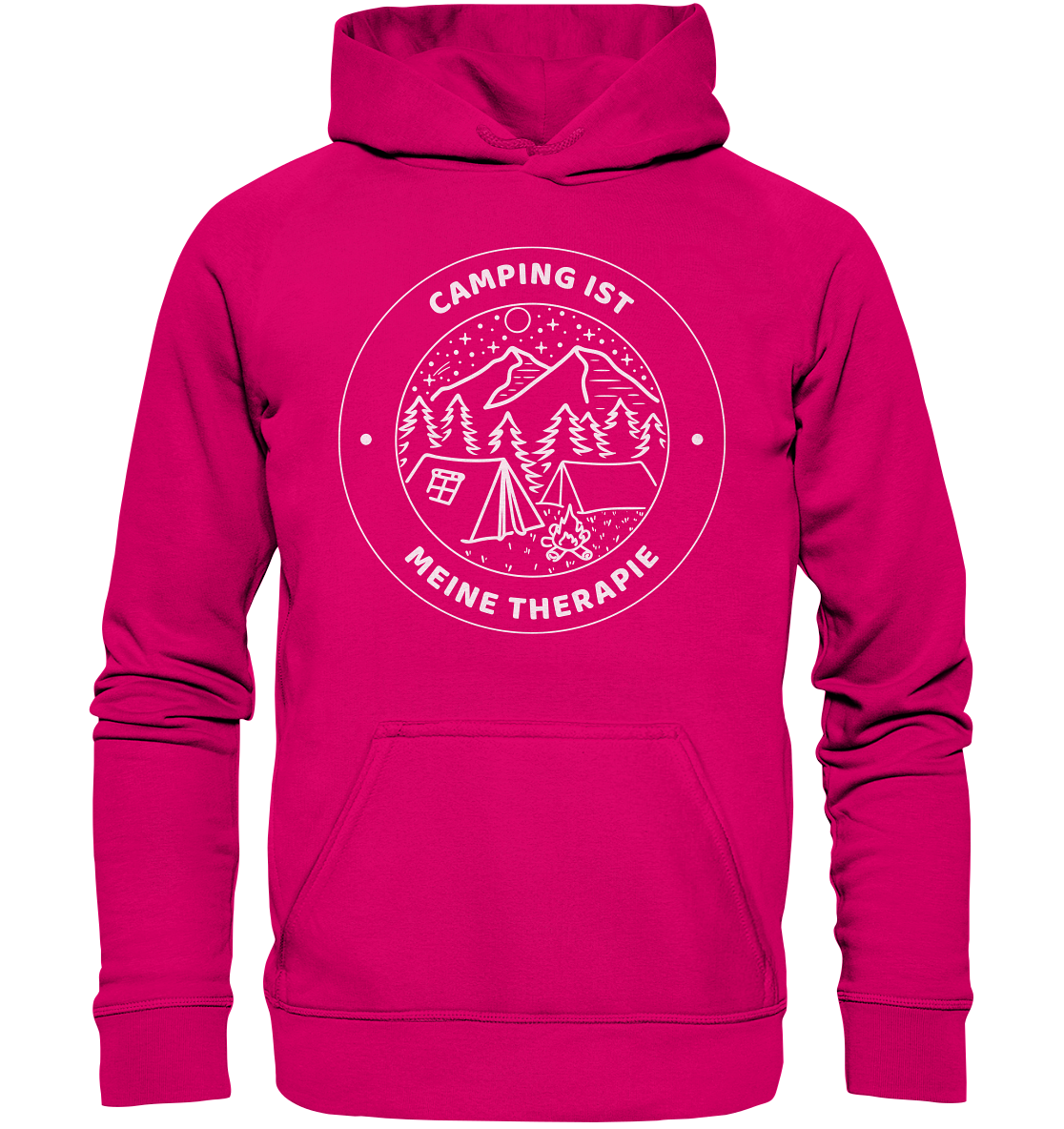 Camping ist meine Therapie | Organic Hoodie