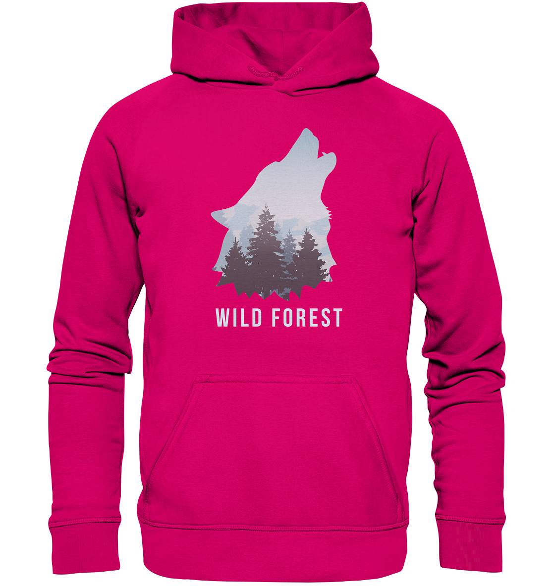 Wild Forest Wolf | Organic Hoodie