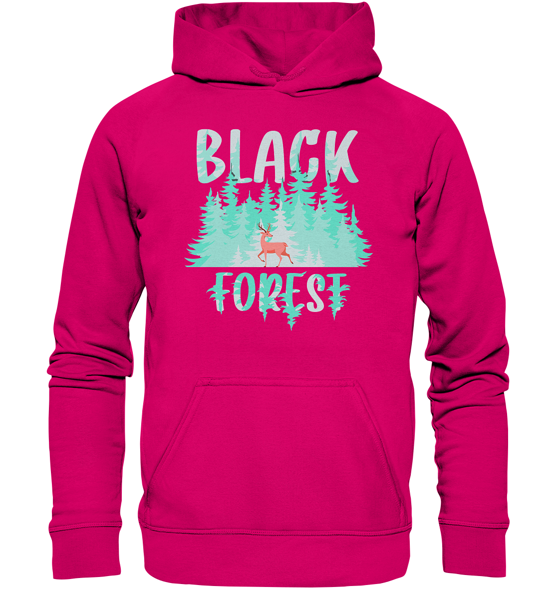 Black In The Forest | Organic Hoodie