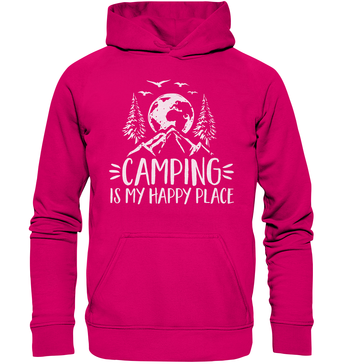 Camping Is My Happy Place | Unisex Hoodie