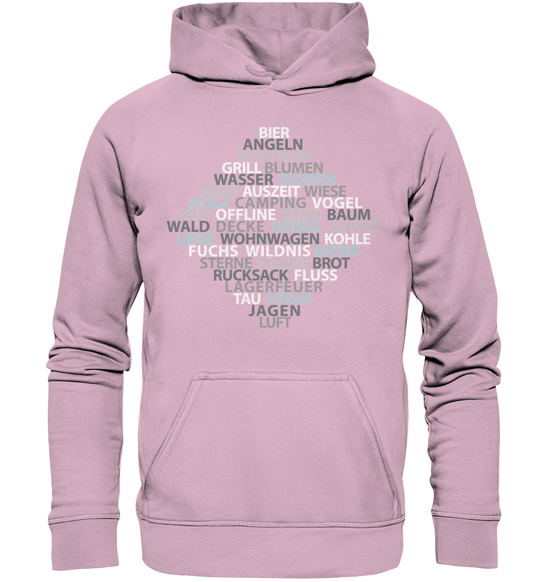 Wortsalat der Natur | Organic Hoodie