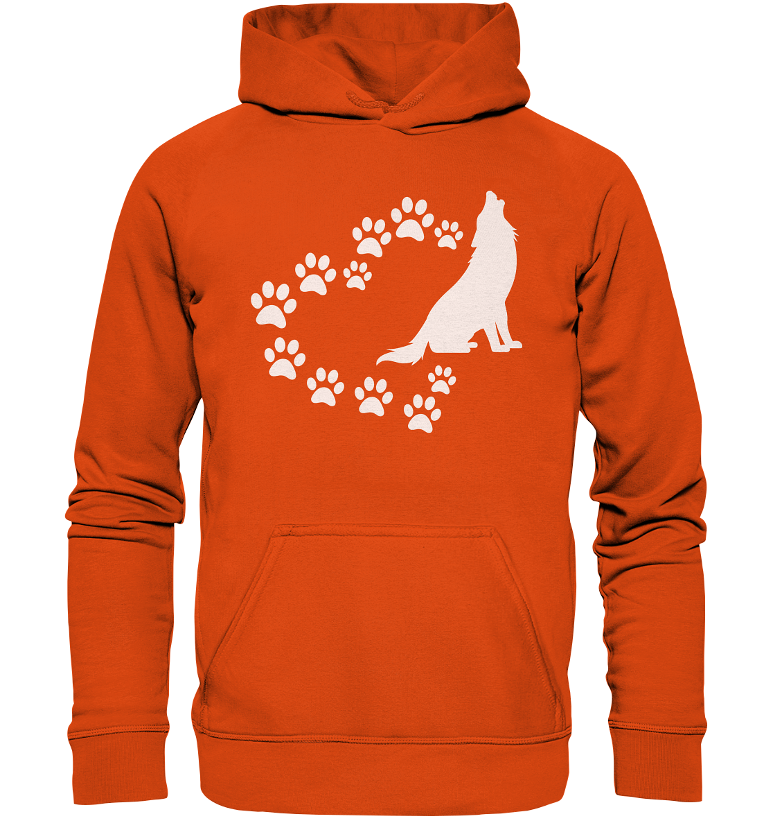 Herz mit Wolf | Unisex Hoodie - Basic Unisex Hoodie