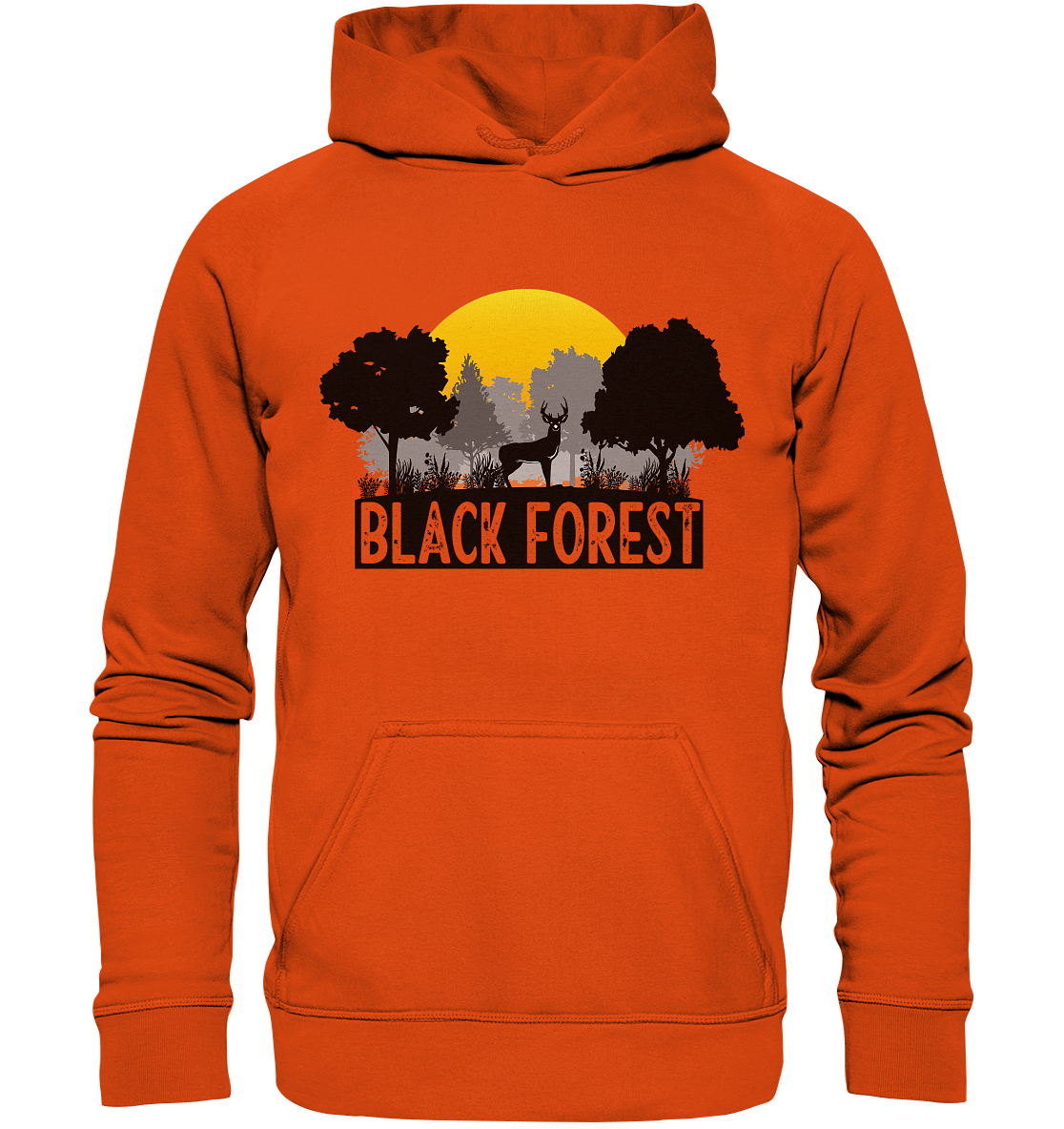 Black Forest Sonnenuntergang | Organic Hoodie