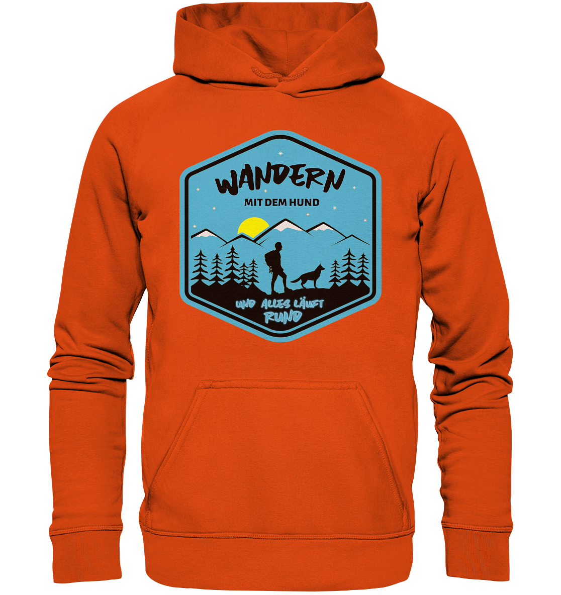 Wandern mit Hund | Organic Hoodie
