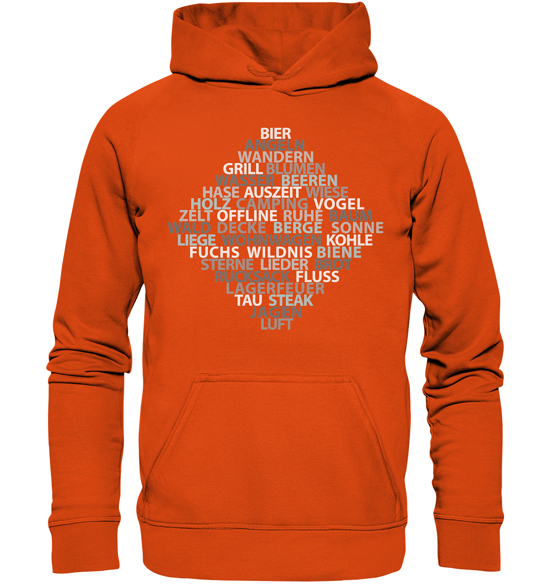 Wortsalat der Natur | Organic Hoodie