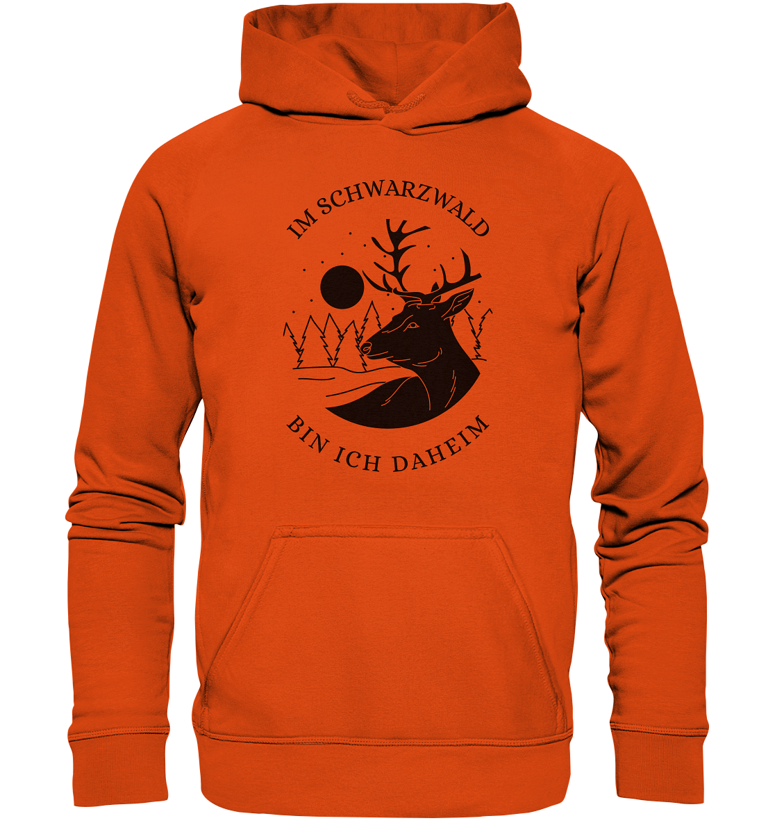 Schwarzwald Hirsch | Organic Hoodie