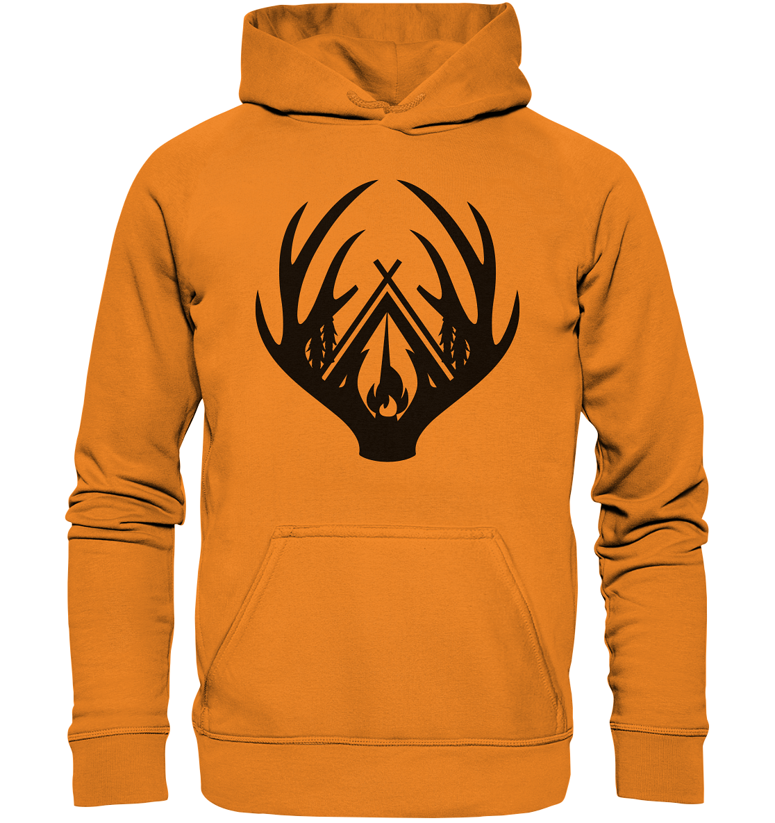 Camping Hirschgeweih | Premium Hoodie