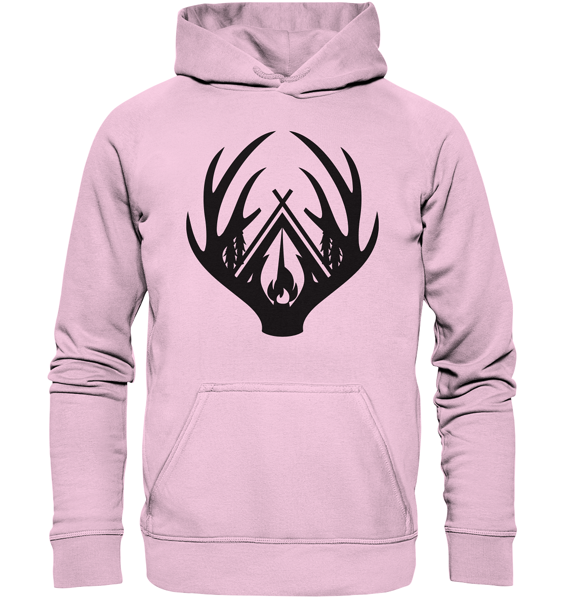 Camping Hirschgeweih | Premium Hoodie