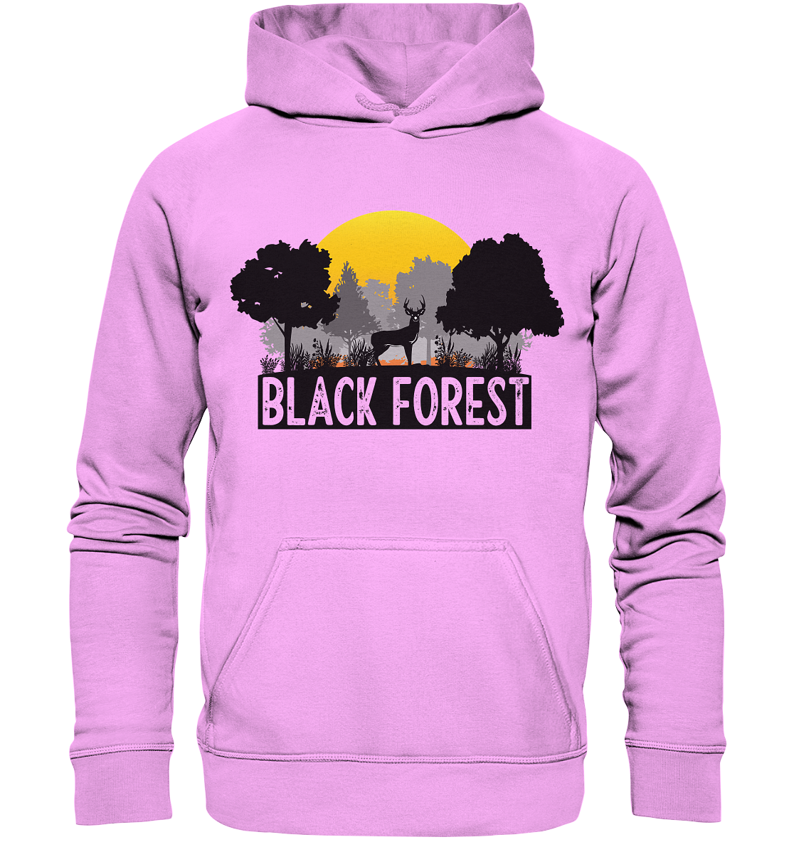 Black Forest Sunset | Unisex Hoodie - Basic Unisex Hoodie