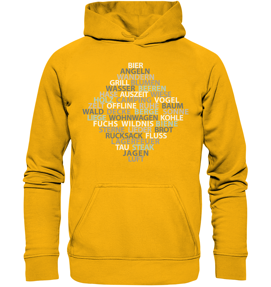 Wortsalat der Natur | Organic Hoodie