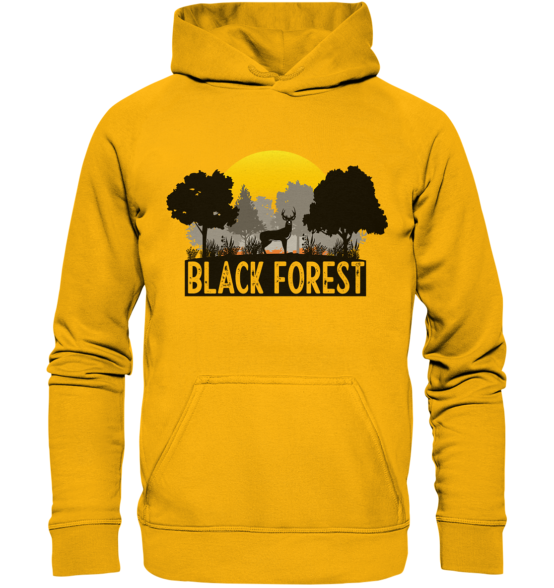 Black Forest Sonnenuntergang | Organic Hoodie
