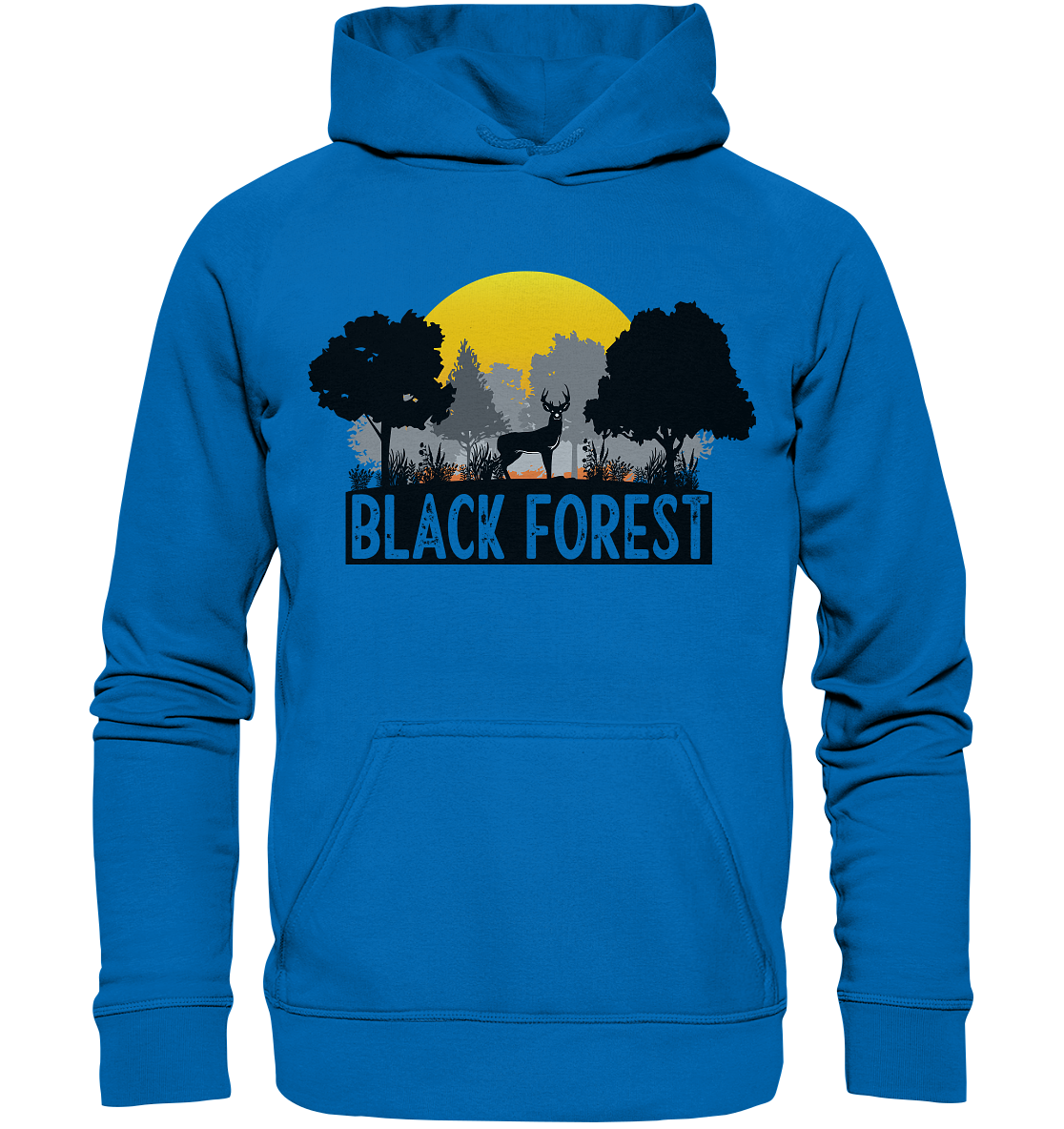 Black Forest Hirsch | Organic Hoodie 3XL-5XL