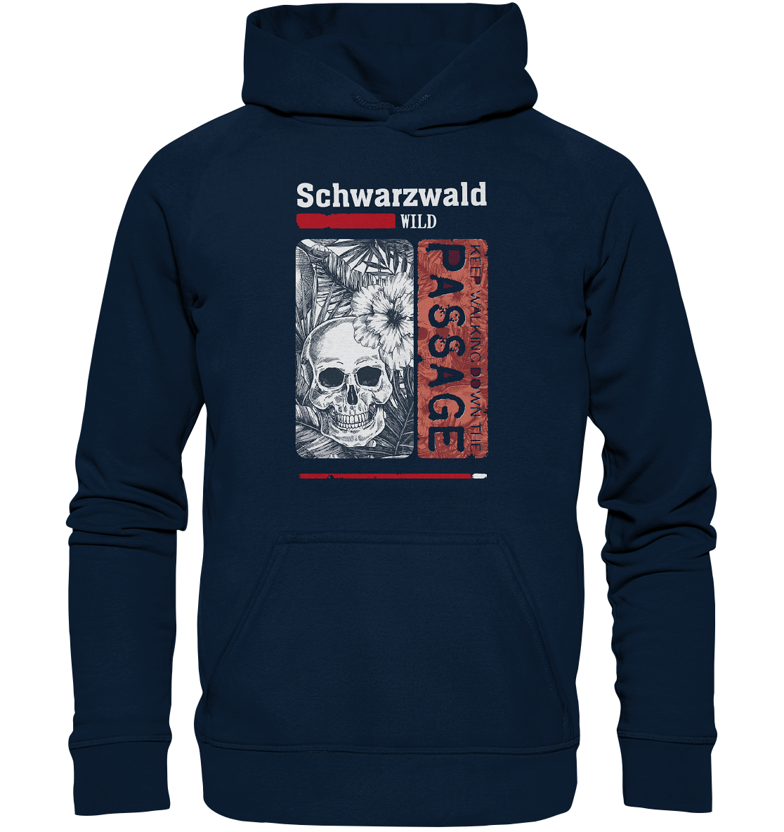 Schwarzwald Wild Passage Skull | Unisex Hoodie 3XL-5XL