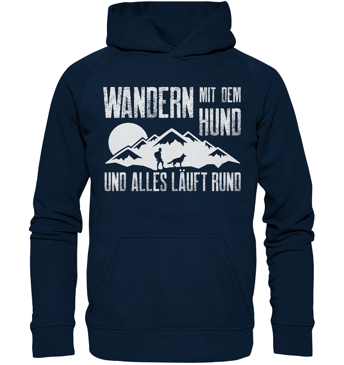 Wandern & Hund | Organic Hoodie 3XL-5XL