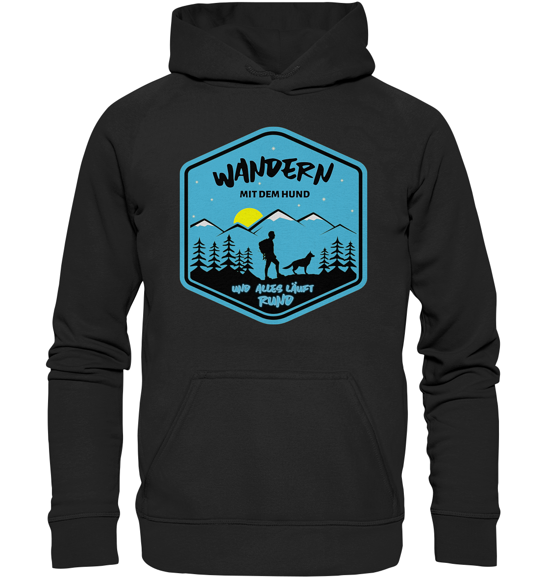 Wandern mit Hund | Organic Hoodie 3XL-5XL