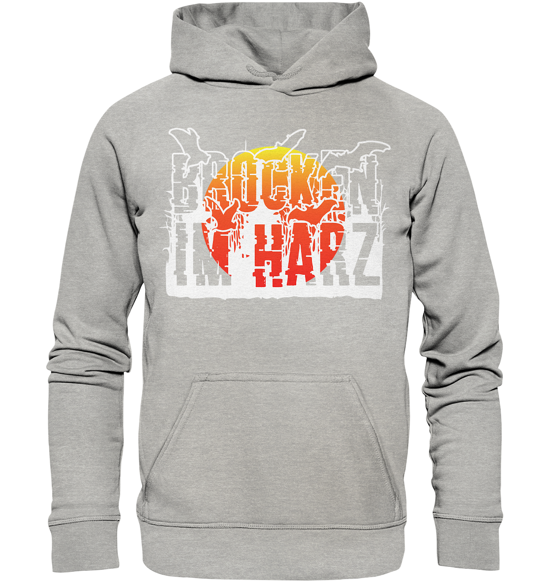 Brocken im Harz | Organic Hoodie 3XL-5XL