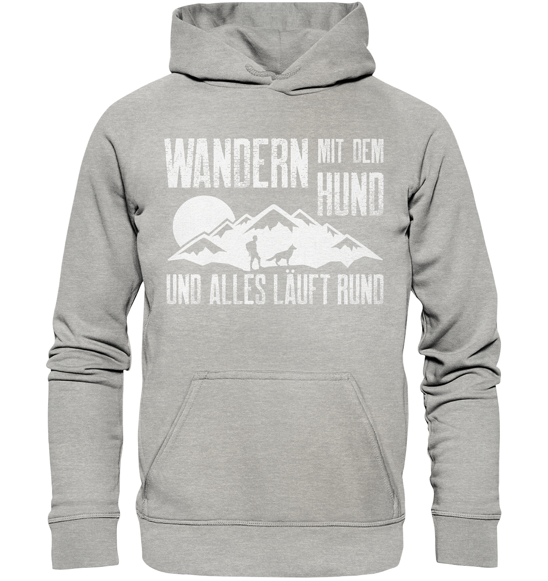 Wandern & Hund | Organic Hoodie 3XL-5XL
