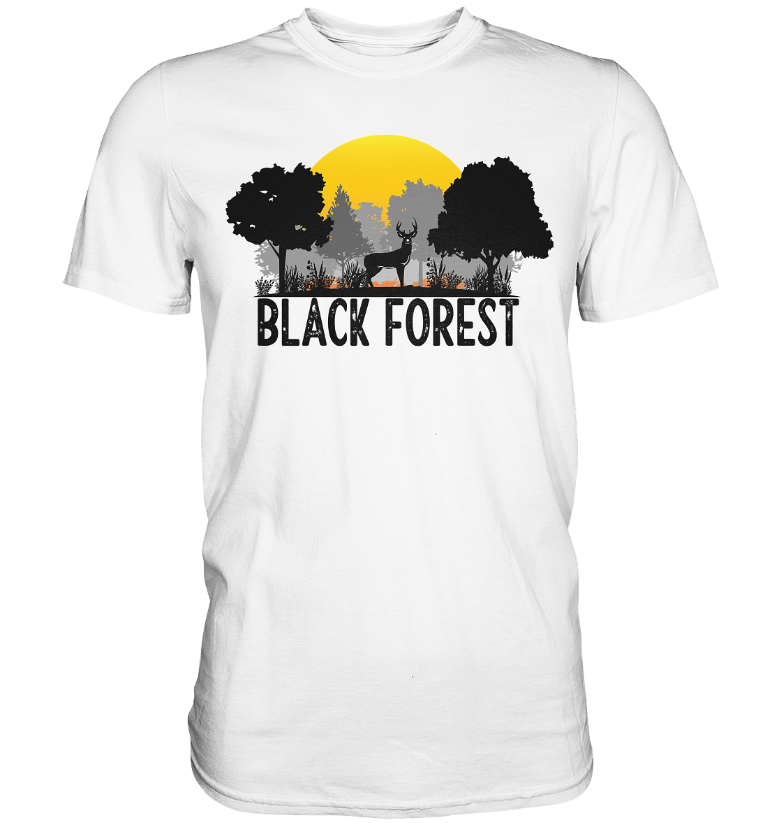 Black Forest Sonnenuntergang | Organic T-Shirt