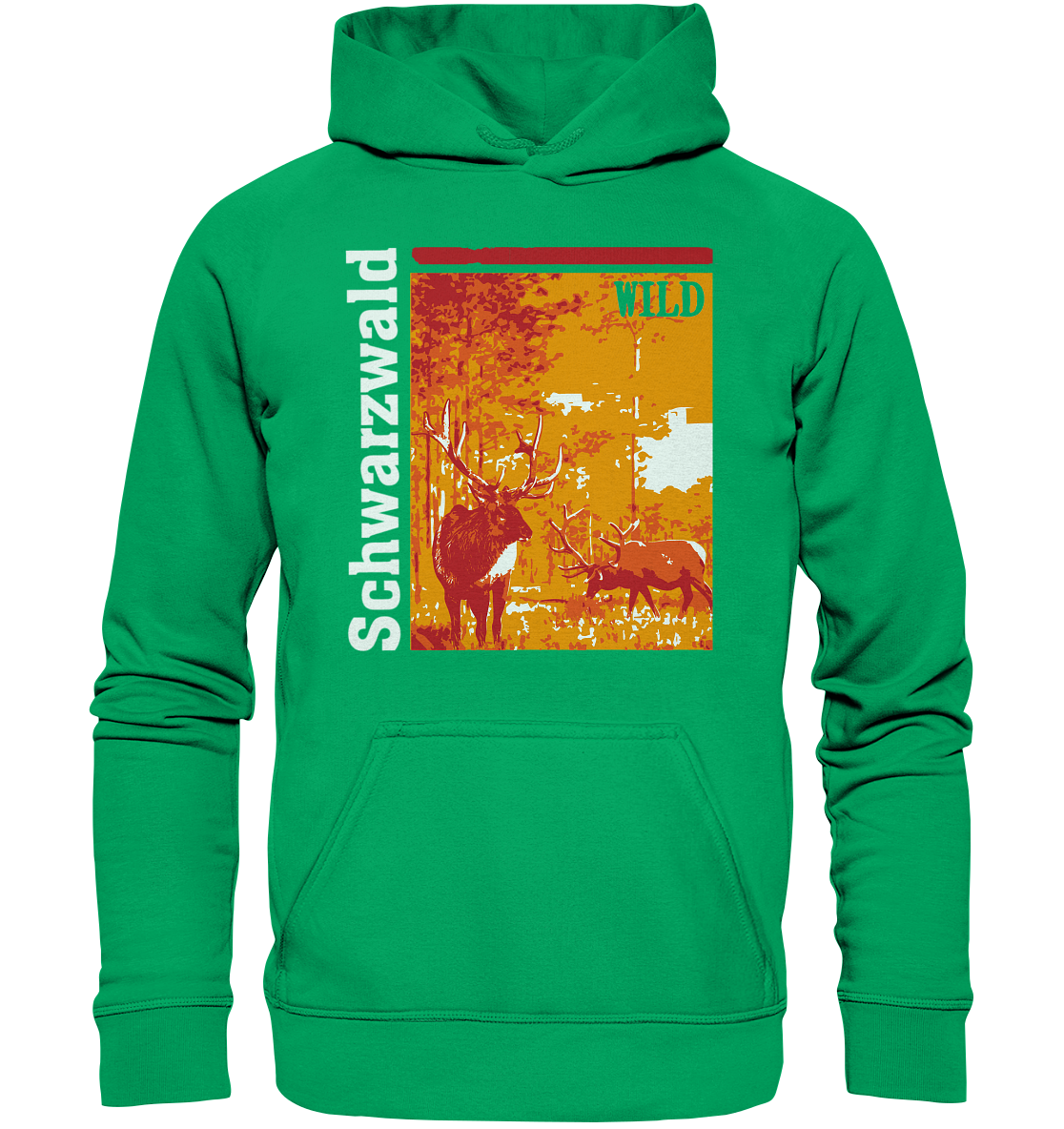 Schwarzwald Wild Hirsch | Kinder Hoodie 116-164