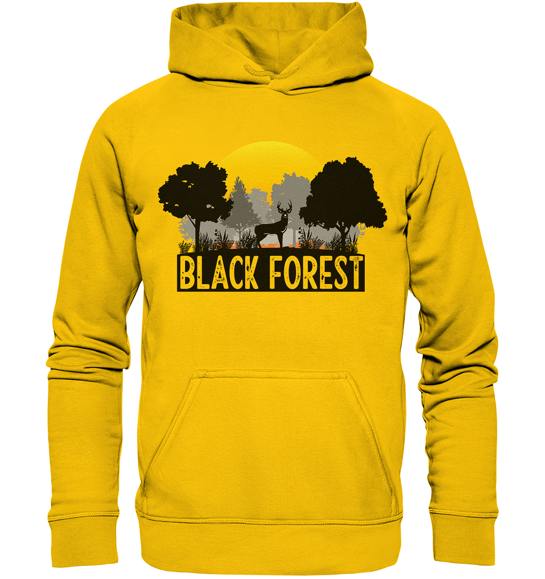 Black Forest Hirsch | Organic Kinder Hoodie