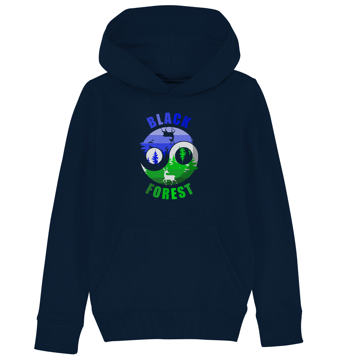 Black Forest Yin And Yang | Bio Kinderhoodie Organic