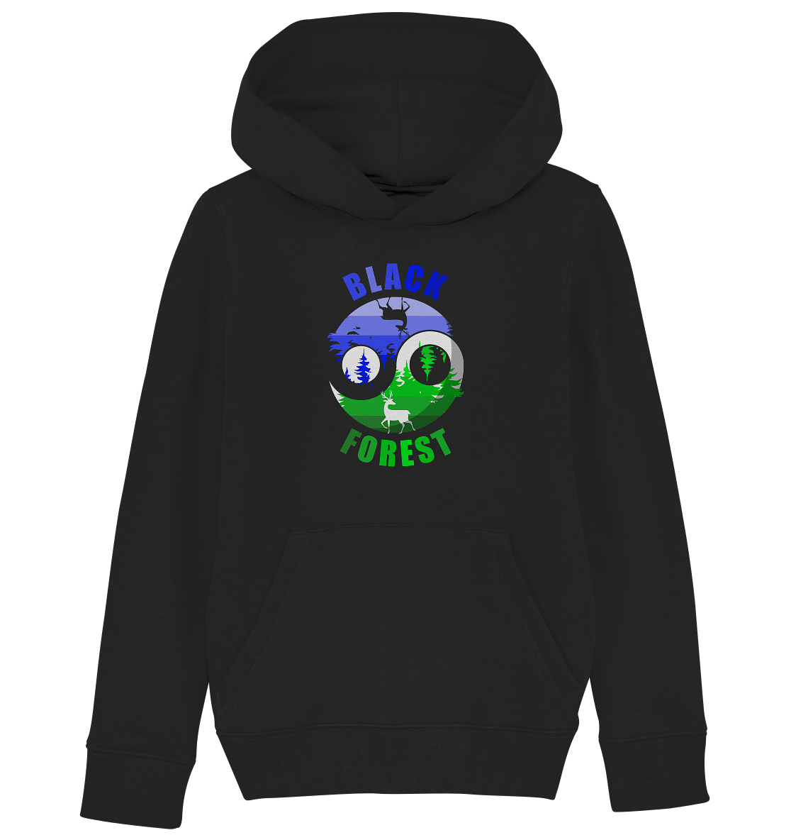 Black Forest Yin And Yang | Bio Kinderhoodie Organic