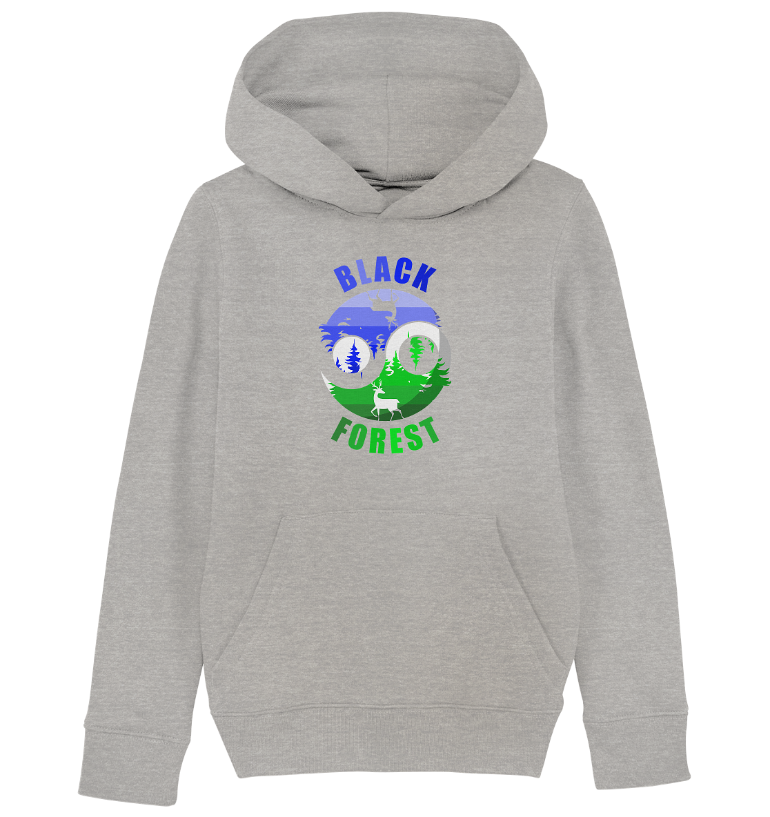 Black Forest Yin And Yang | Bio Kinderhoodie Organic