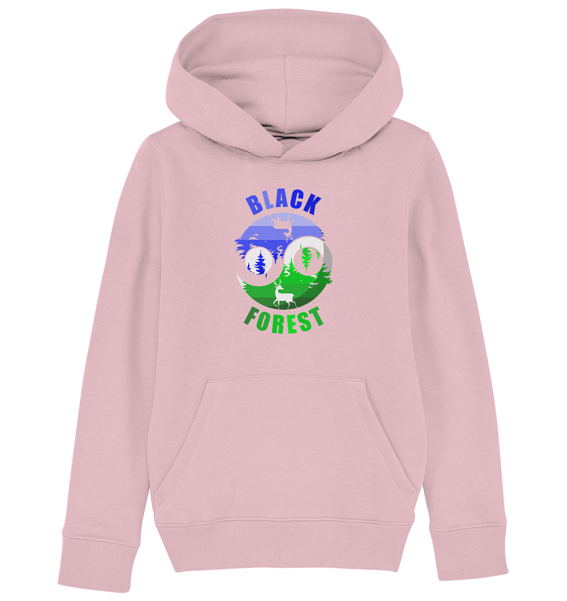 Black Forest Yin And Yang | Bio Kinderhoodie Organic
