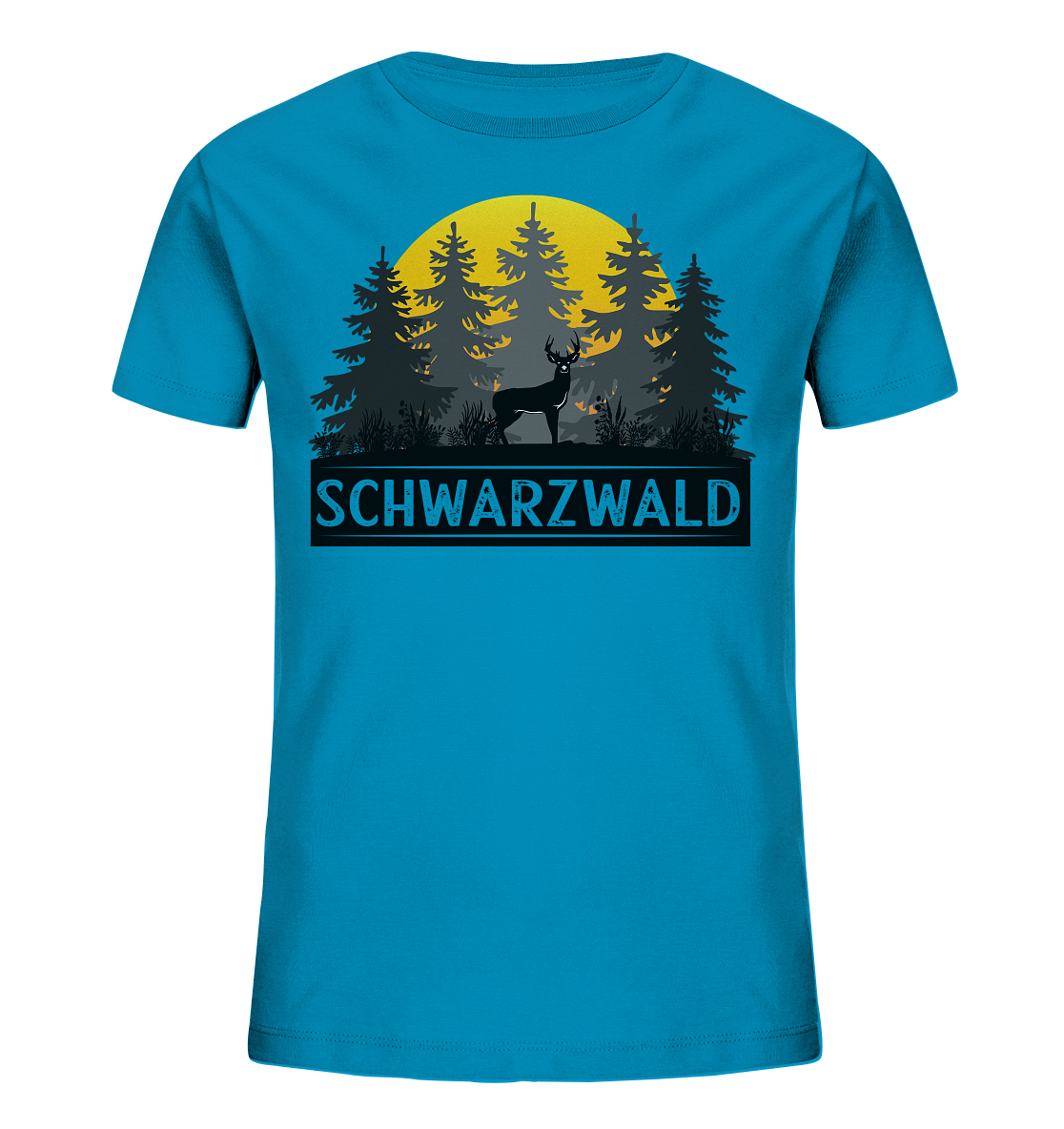 Schwarzwald Sonnenuntergang | Organic Kinder T-Shirt