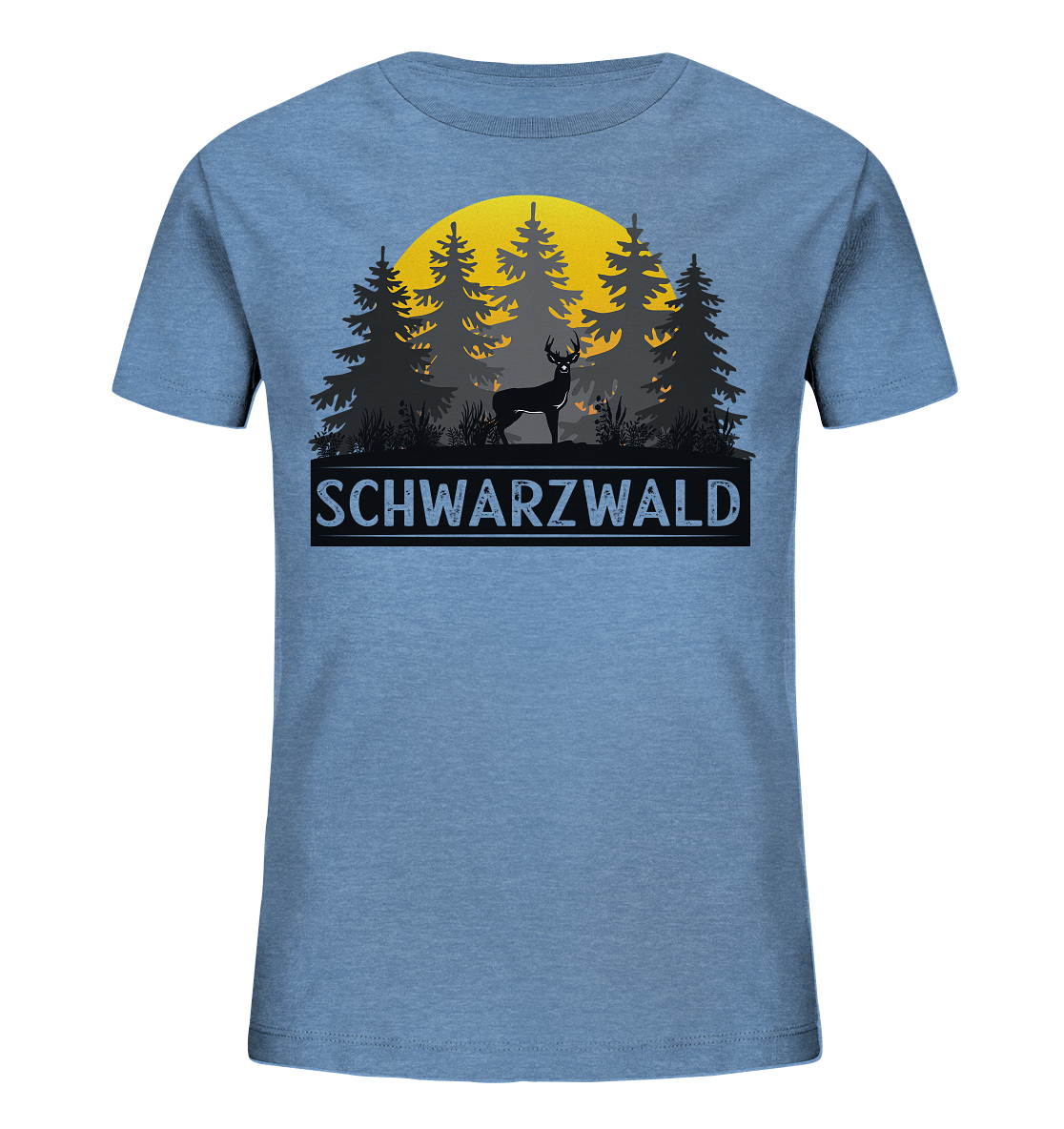 Schwarzwald Sonnenuntergang | Organic Kinder T-Shirt