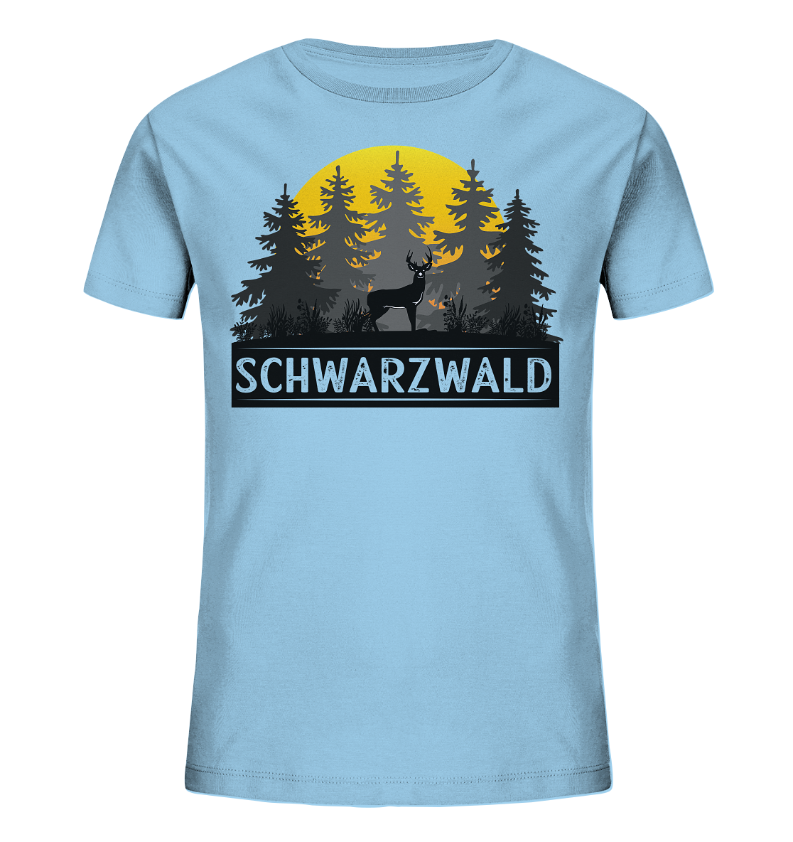 Schwarzwald Sonnenuntergang | Organic Kinder T-Shirt