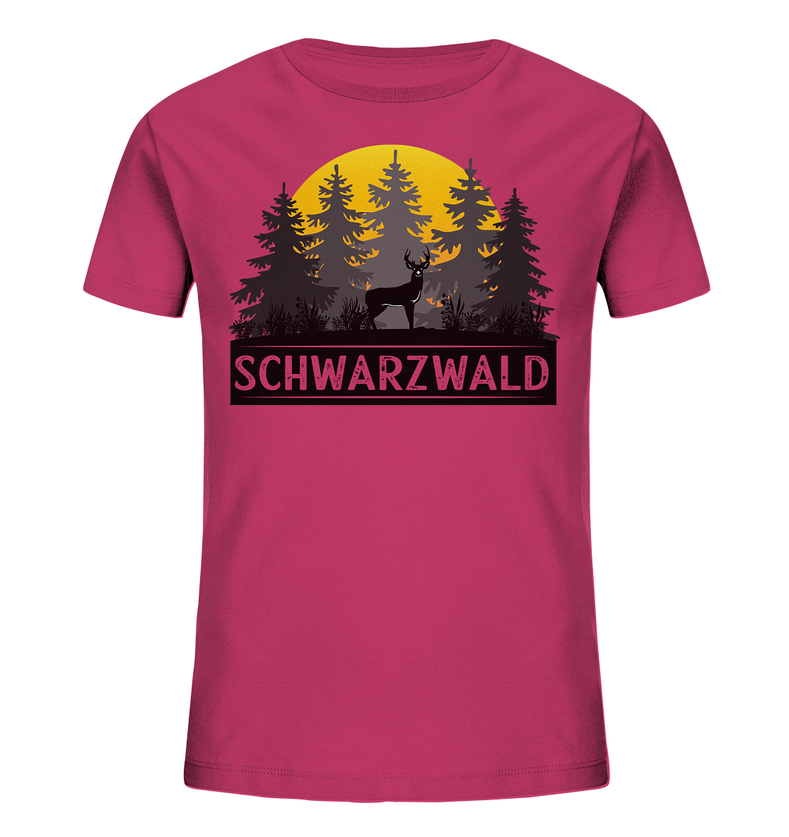 Schwarzwald Sonnenuntergang | Organic Kinder T-Shirt