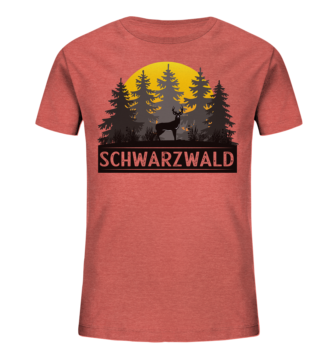 Schwarzwald Sonnenuntergang | Organic Kinder T-Shirt