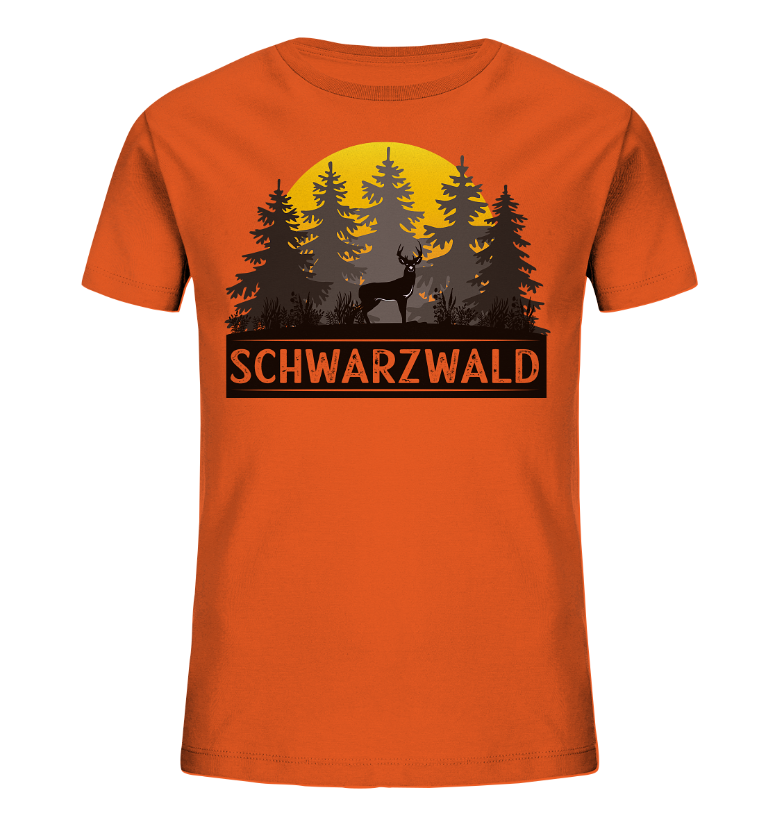 Schwarzwald Sonnenuntergang | Organic Kinder T-Shirt