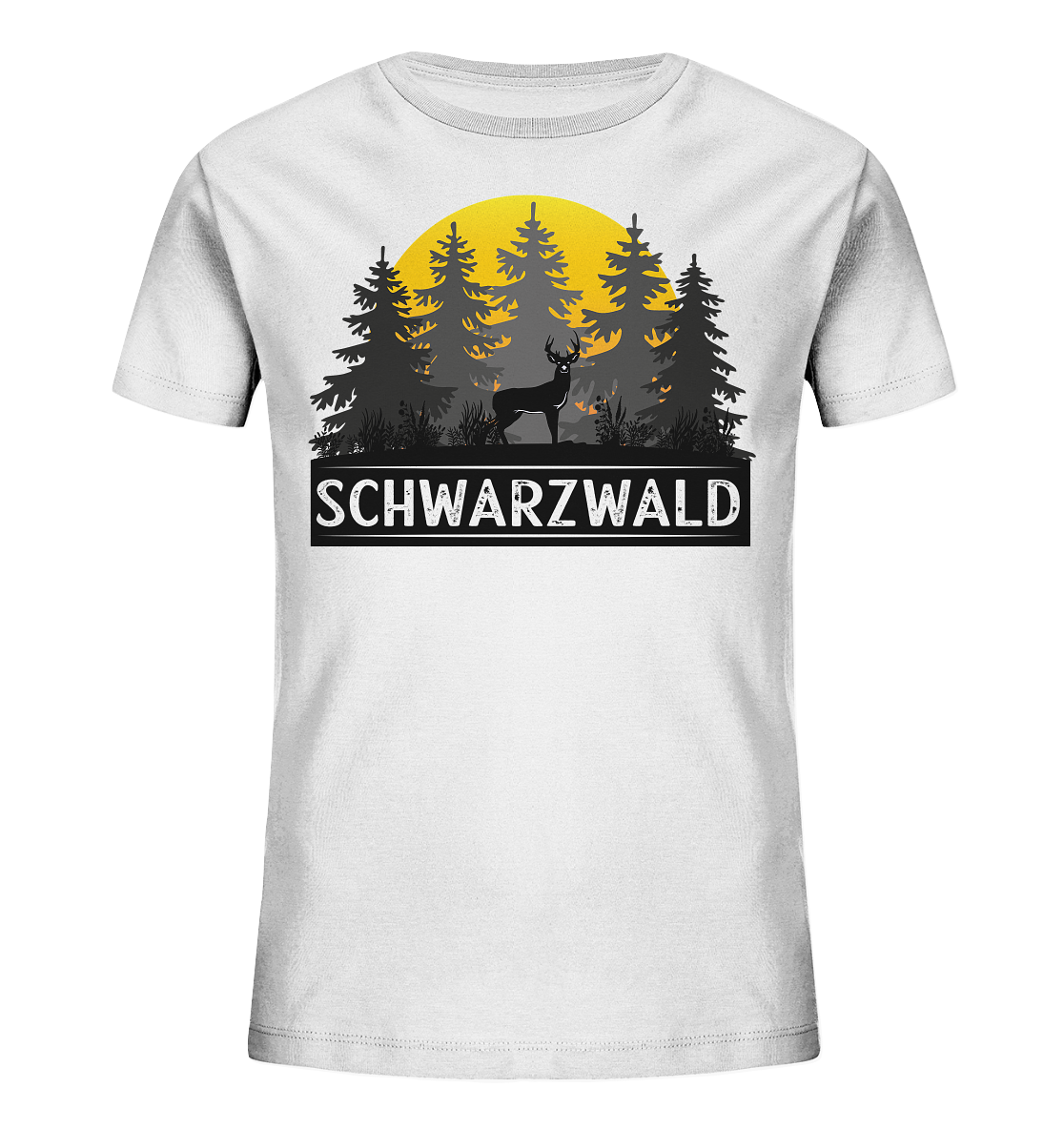 Schwarzwald Sonnenuntergang | Organic Kinder T-Shirt