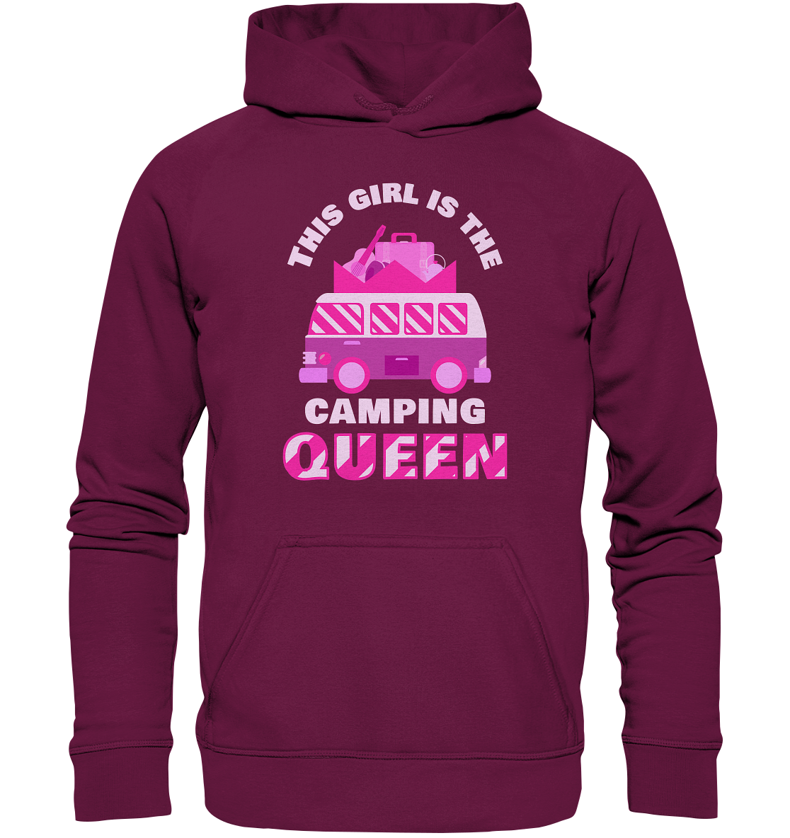 This Girl Is The Camping Queen | Organic Kinder Hoodie