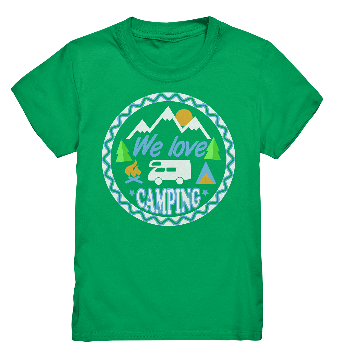 We Love Camping | Organic Kinder T-Shirt