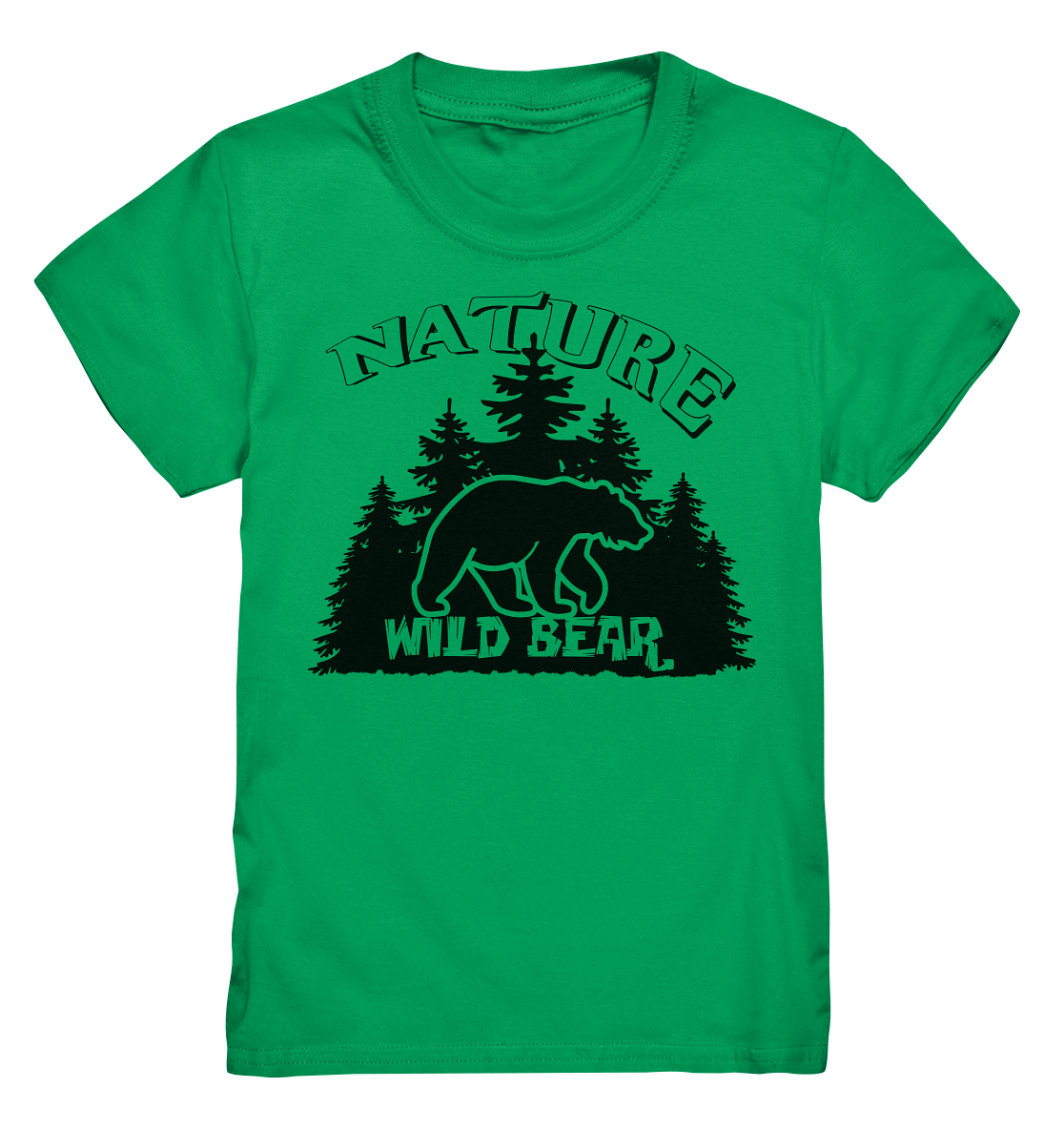 Nature Wild Bear | Organic Kinder T-Shirt