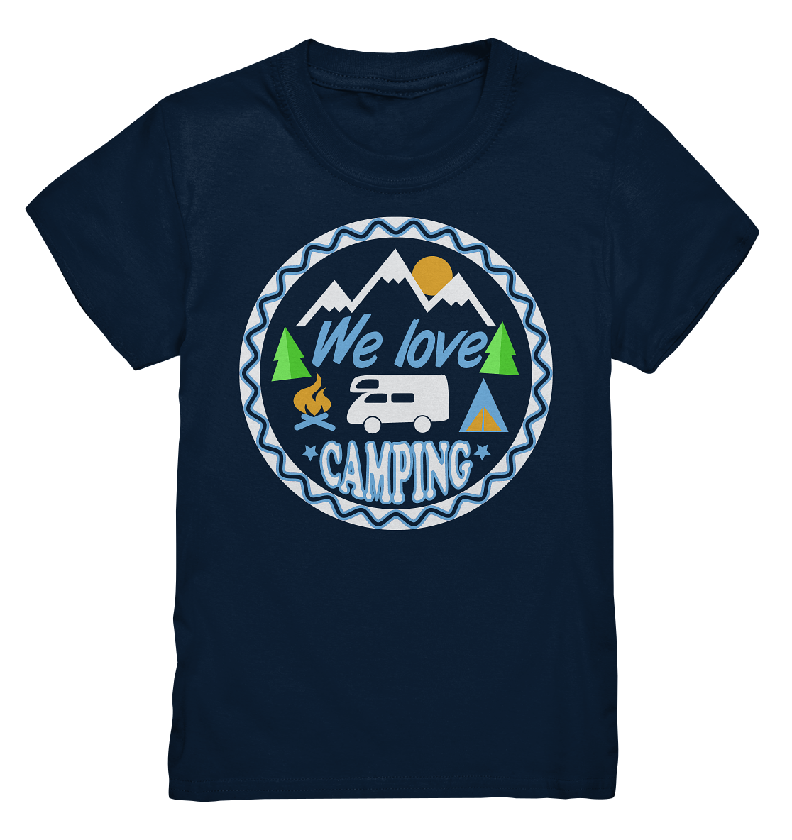 We Love Camping | Organic Kinder T-Shirt