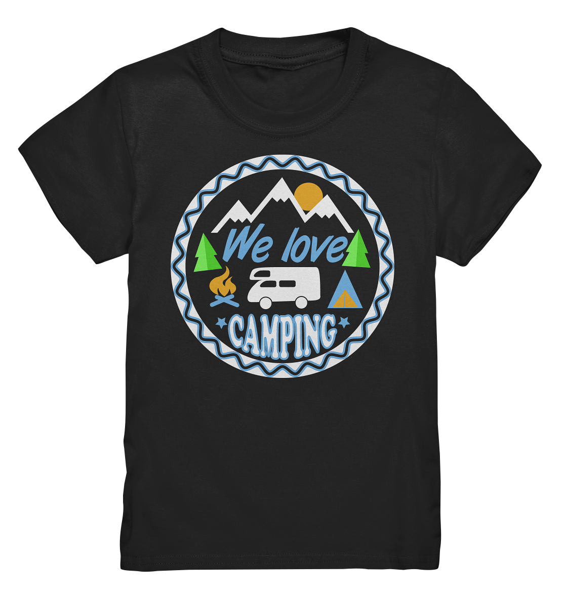 We Love Camping | Organic Kinder T-Shirt