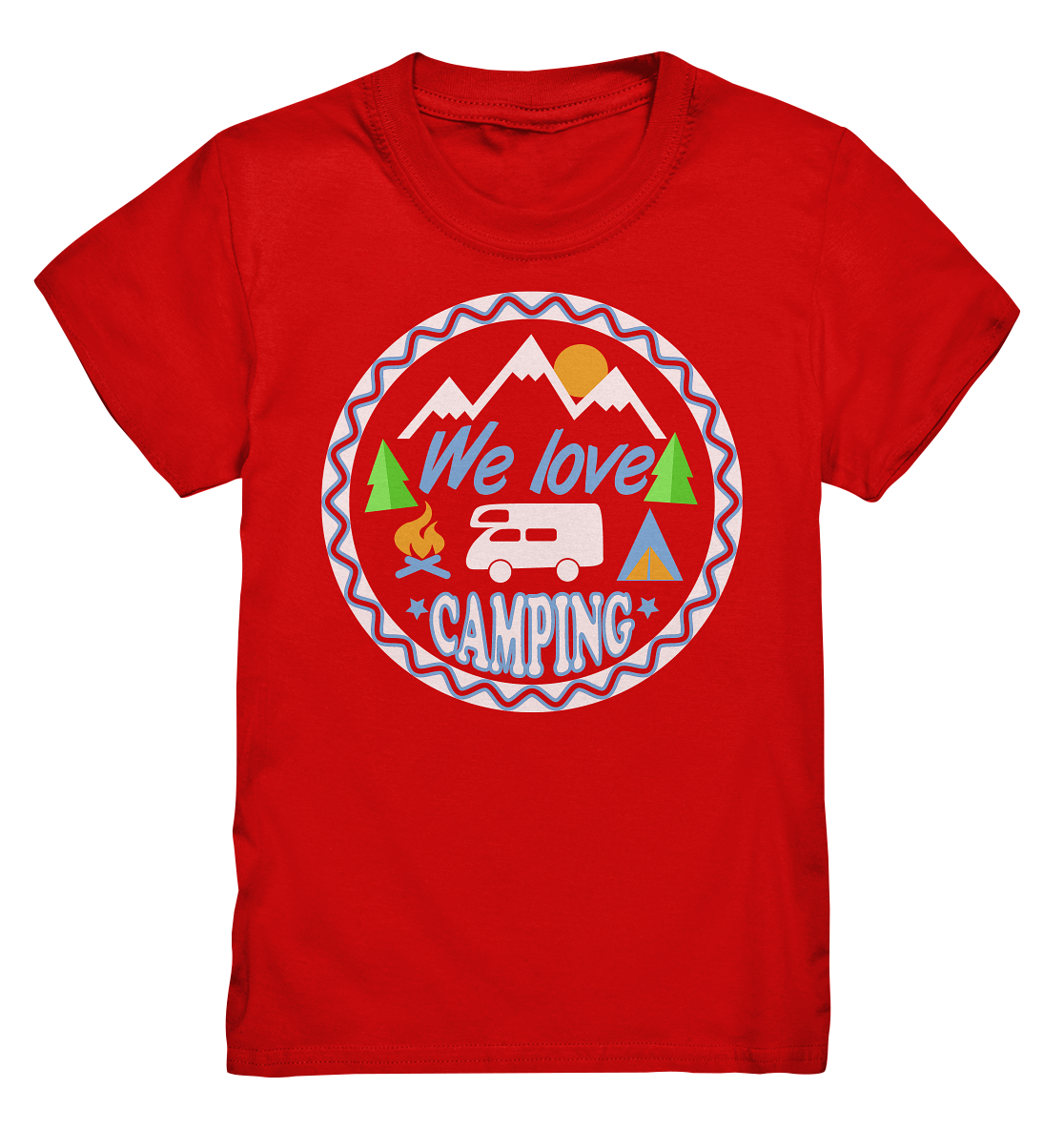 We Love Camping | Organic Kinder T-Shirt
