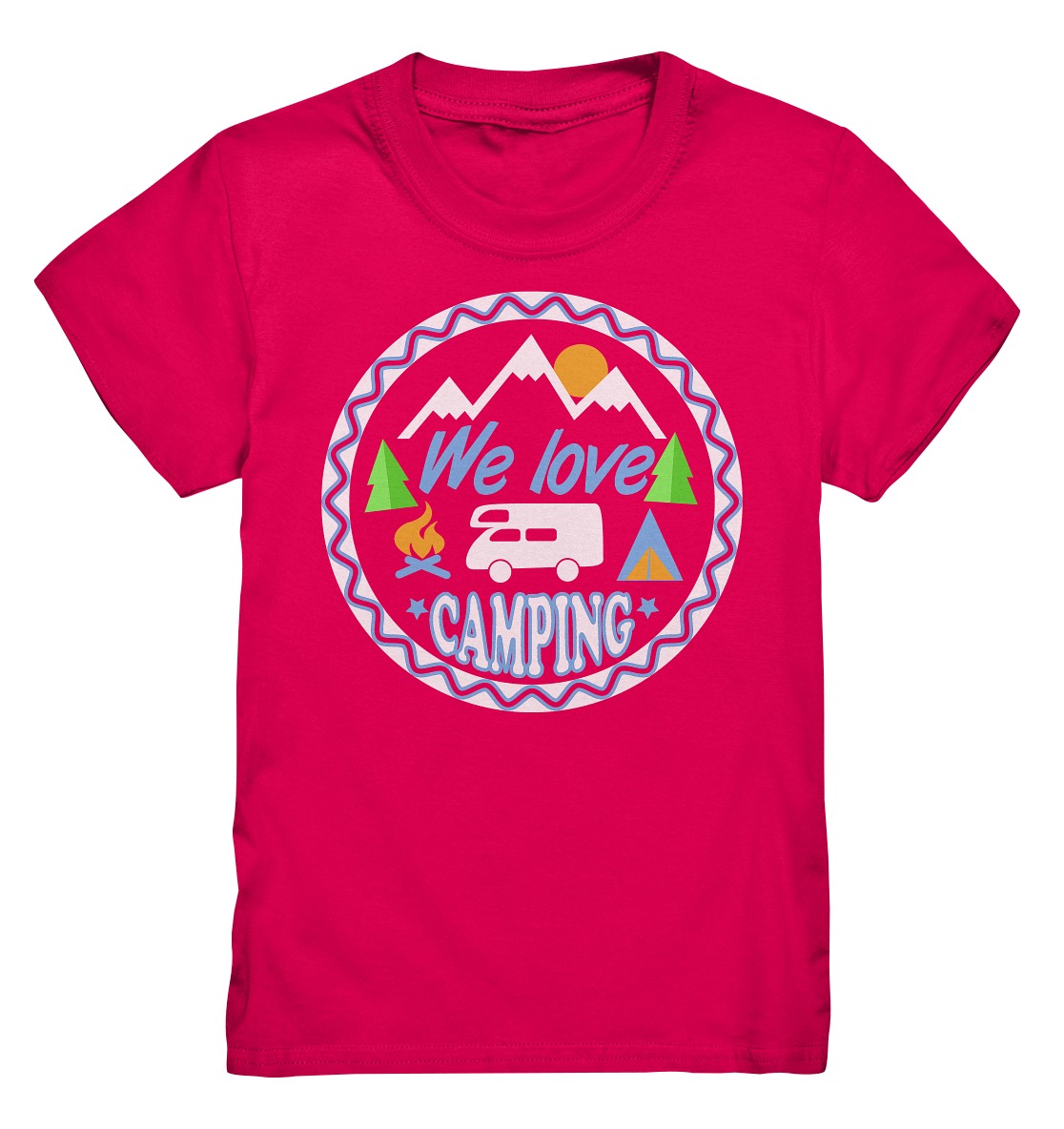 We Love Camping | Organic Kinder T-Shirt