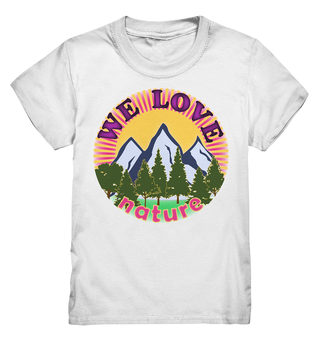We Love Nature | Organic Kinder T-Shirt